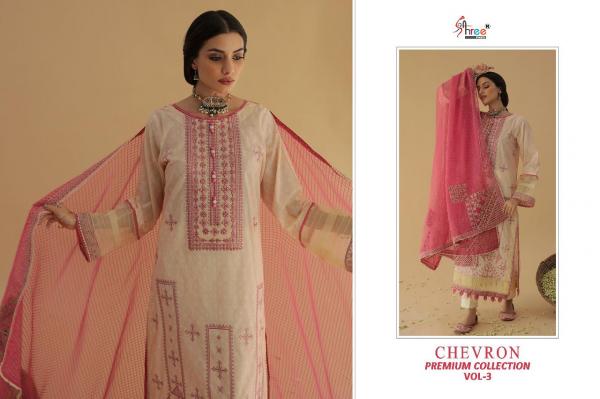 Shree Chevron Premium Collection 3 Cotton Designer Pakistani Salwar Suits